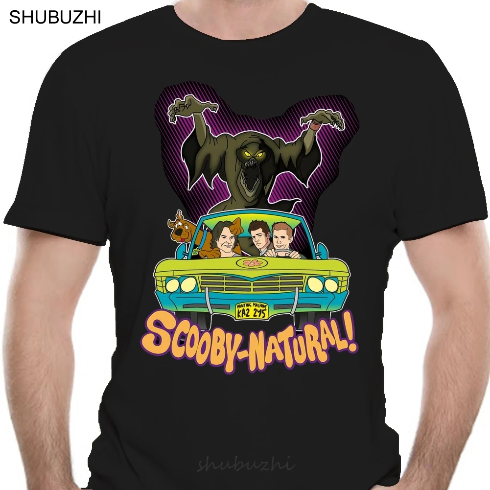 ScoobyNatural Bebek Supernatural T-shirt Bayan Tarzı pamuk tshirt erkekler yaz moda t-shirt euro boyutu