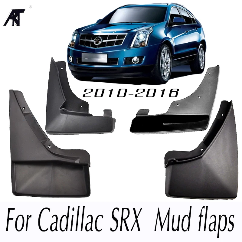 Araba Çamur Flaps Cadillac SRX 2010-2016 İçin Mudflaps Splash Muhafızları OE Teçhizat Çamur Flep Çamurluklar Çamurluk 2011 2012 2013 2014 2015