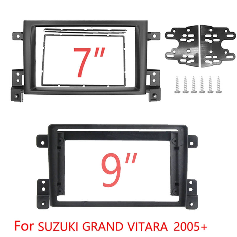 For 2005 -2014  Suzuki Grand Vitara Stereo Radio Fascia Panel Frame Car GPS DVD Autoradio 7-9 inch Сузуки Гранд Витара Frame